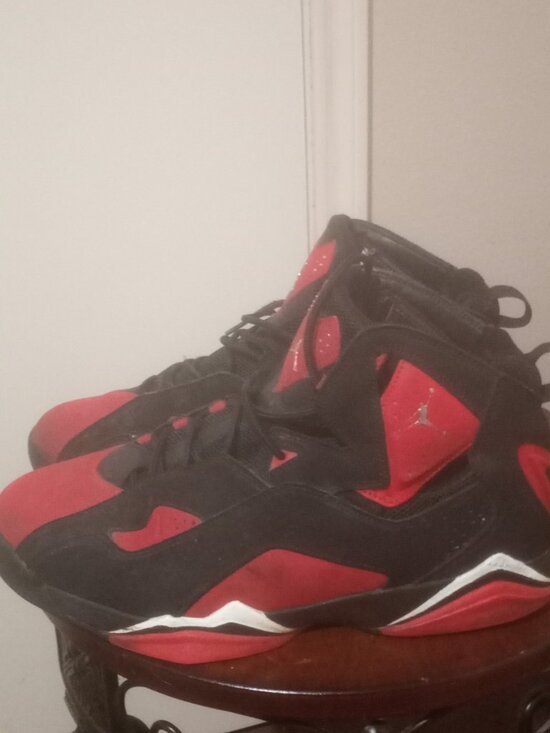Nike Air Jordan True Flight Black University Red Mens Size 10.5 CU4933-001 2020